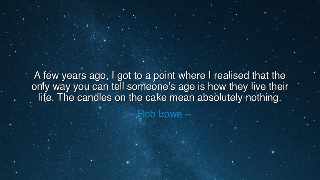 A few years ago, I got to a point where I realised that the only