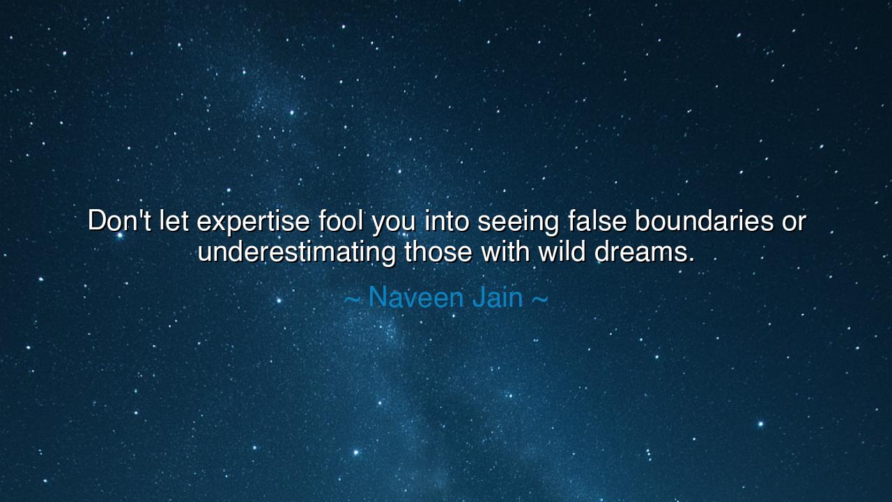 Don't let expertise fool you into seeing false boundaries or