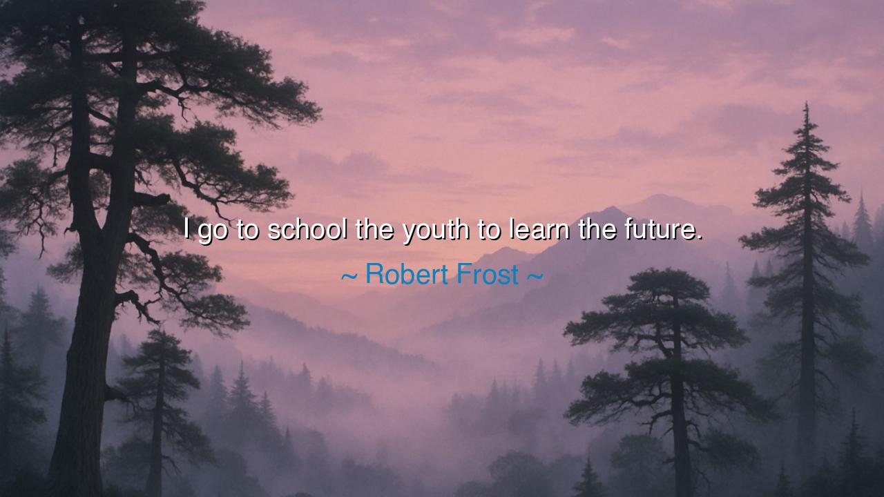 I go to school the youth to learn the future.