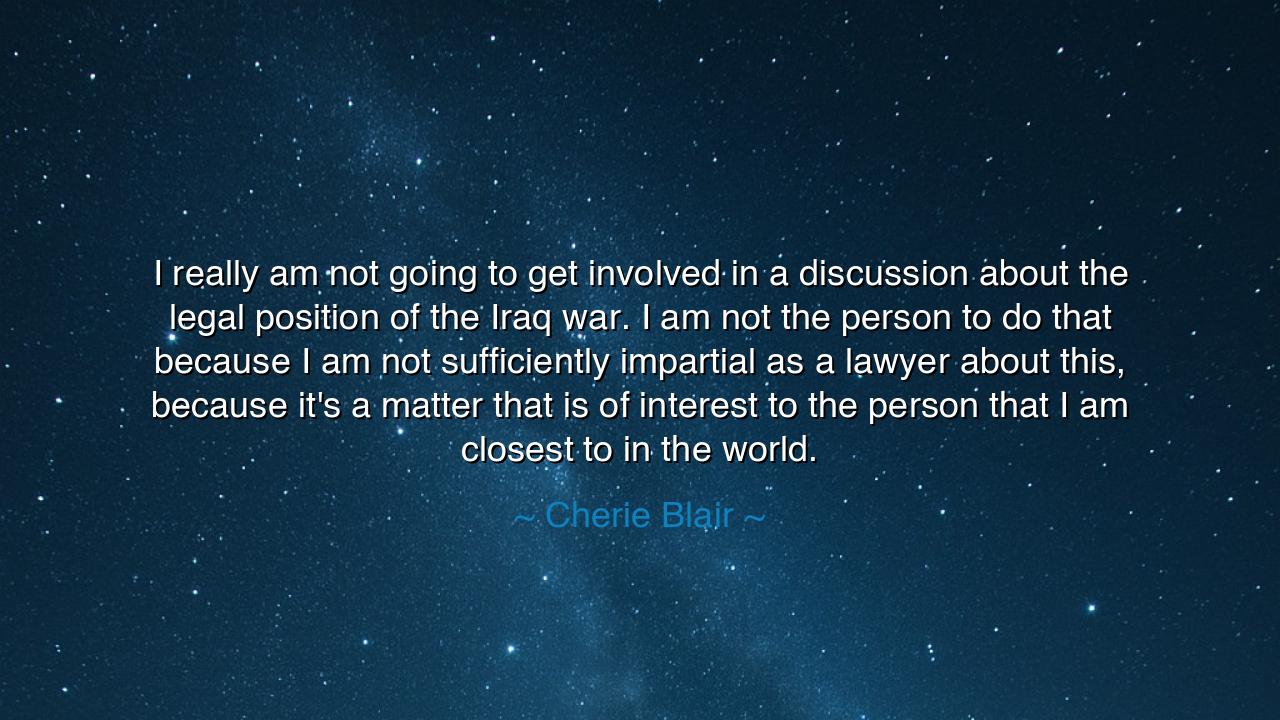 I really am not going to get involved in a discussion about the