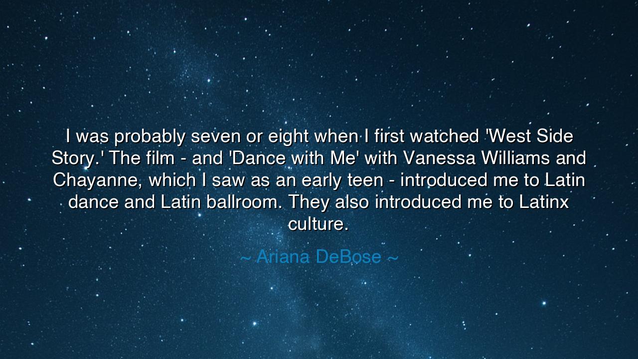 I was probably seven or eight when I first watched 'West Side