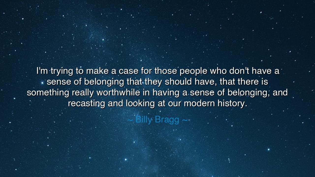 I'm trying to make a case for those people who don't have a sense