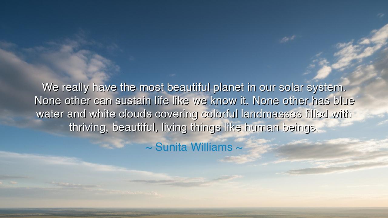 We really have the most beautiful planet in our solar system.